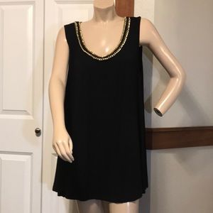 Lane Bryant elegant chained neck zip back. Size 22